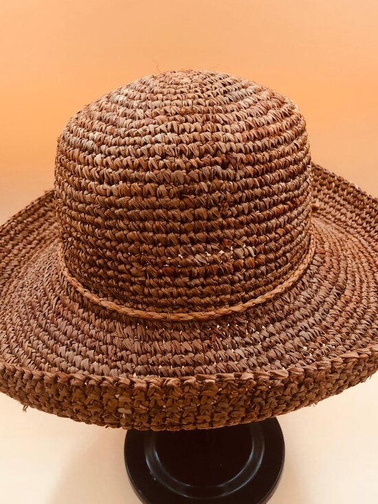 San Diego Hat Co. Woven Raffia Sun Hat – Coastal Grandma Resort Style | Warm Bro main image 11